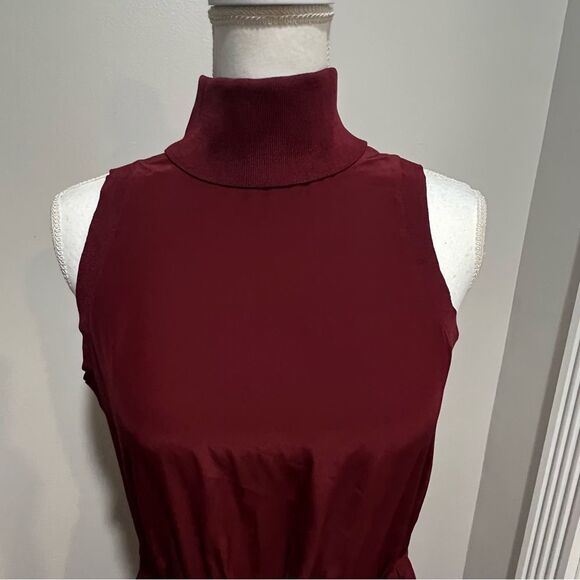 NWT Cinq à Sept Lonny Silk Turtleneck mini Dress womens size small 100% silk - Picture 7 of 14